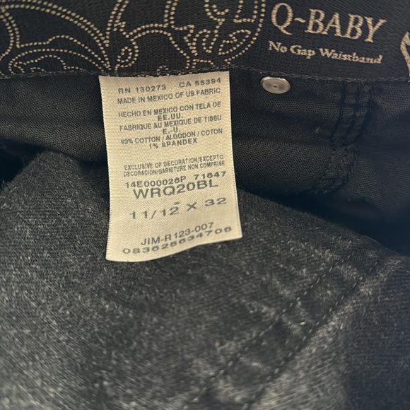 Wrangler Q-Baby Black Jeans - Picture 5 of 6
